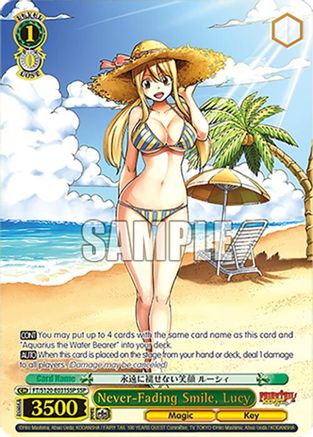 Image of Never-Fading Smile, Lucy (SSP) (FT/S120-E031SSP SSP) - FAIRY TAIL 100 YEARS QUEST