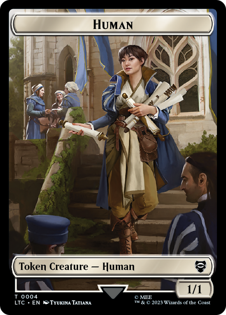 Image of Human (TLTC-004) - Tales of Middle-earth Commander Tokens