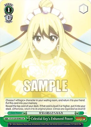 Image of Celestial Key's Enhanced Power (SR) (FT/S120-E046S SR) - FAIRY TAIL 100 YEARS QUEST