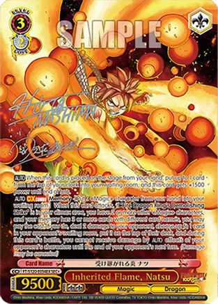 Image of Inherited Flame, Natsu (SEC+) (FT/S120-E054EX SEC+) - FAIRY TAIL 100 YEARS QUEST