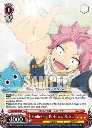 Image of Frolicking Partners, Natsu (FT/S120-E066 C) - FAIRY TAIL 100 YEARS QUEST