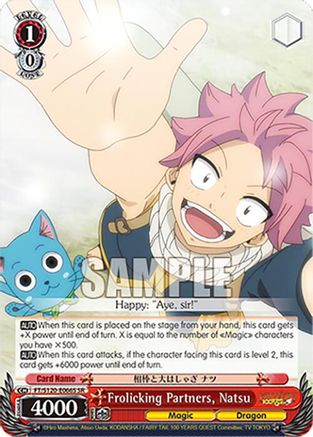 Image of Frolicking Partners, Natsu (SR) (FT/S120-E066S SR) - FAIRY TAIL 100 YEARS QUEST