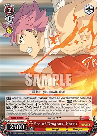 Image of Sea of Dragons, Natsu (FT/S120-E069 C) - FAIRY TAIL 100 YEARS QUEST