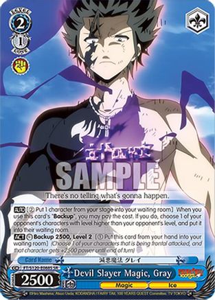 Image of Devil Slayer Magic, Gray (SR) (FT/S120-E088S SR) - FAIRY TAIL 100 YEARS QUEST