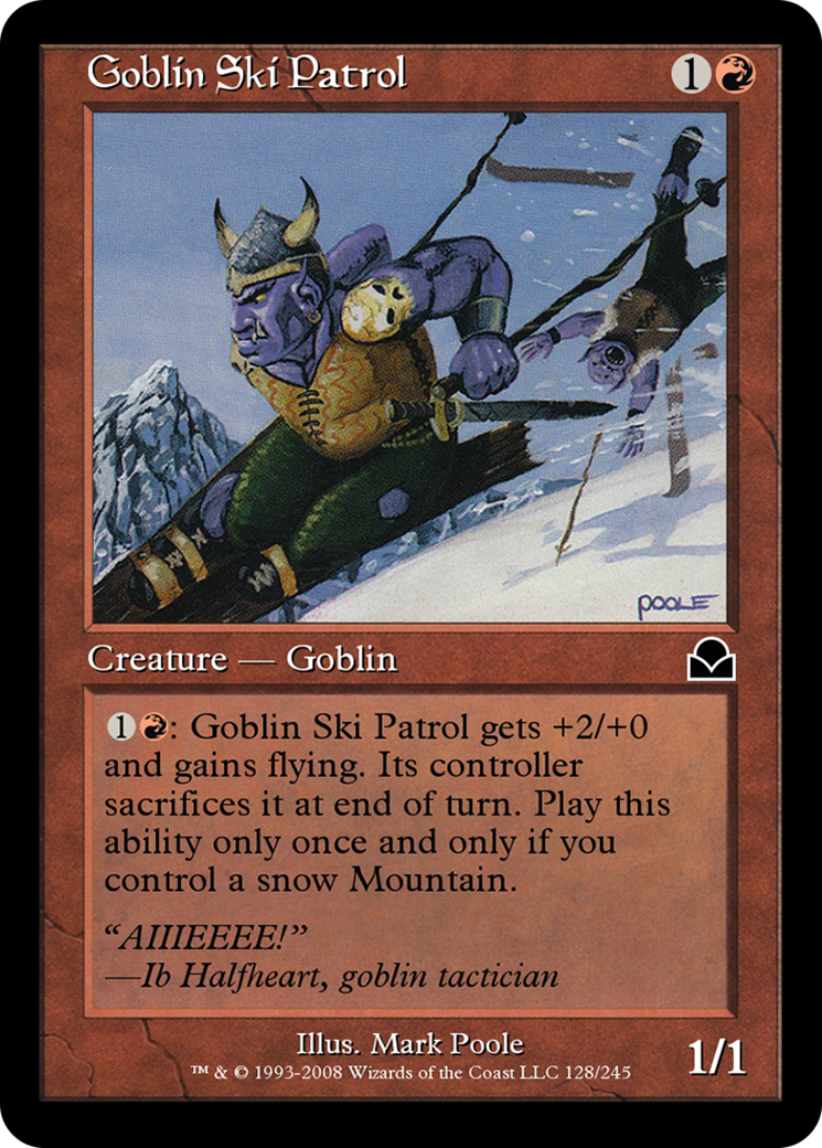 Image of Goblin Ski Patrol (ME2-128) - Masters Edition II