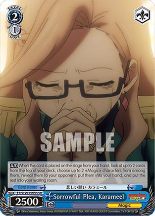 Image of Sorrowful Plea, Karameel (SR) (FT/S120-E095S SR) - FAIRY TAIL 100 YEARS QUEST