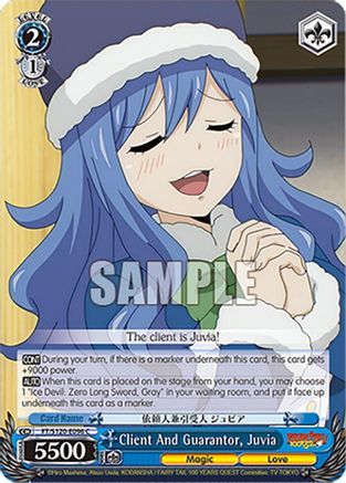Image of Client And Guarantor, Juvia (FT/S120-E096 C) - FAIRY TAIL 100 YEARS QUEST