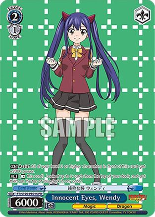 Image of Innocent Eyes, Wendy (PR) (Foil) (FT/S120-PE01S PR) - FAIRY TAIL 100 YEARS QUEST