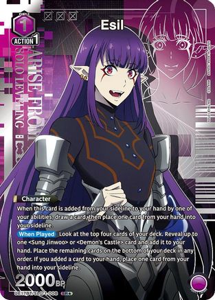 Image of Esil (008) (SR*) (UE17BT/SLG-1-008) - UE17BT SOLO LEVELING Foil