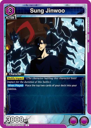 Image of Sung Jinwoo (016) (UE17BT/SLG-1-016) - UE17BT SOLO LEVELING
