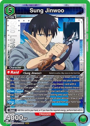 Image of Sung Jinwoo (048) (UE17BT/SLG-1-048) - UE17BT SOLO LEVELING Foil