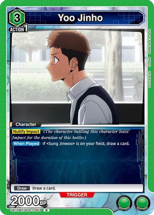 Image of Yoo Jinho (053) (UE17BT/SLG-1-053) - UE17BT SOLO LEVELING Foil