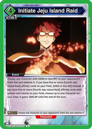 Image of Initiate Jeju Island Raid (UE17BT/SLG-1-077) - UE17BT SOLO LEVELING