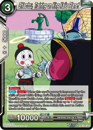 Image of Chiaotzu, Training on King Kai's Planet (BT30-120) - Three Glorious Fighters Foil