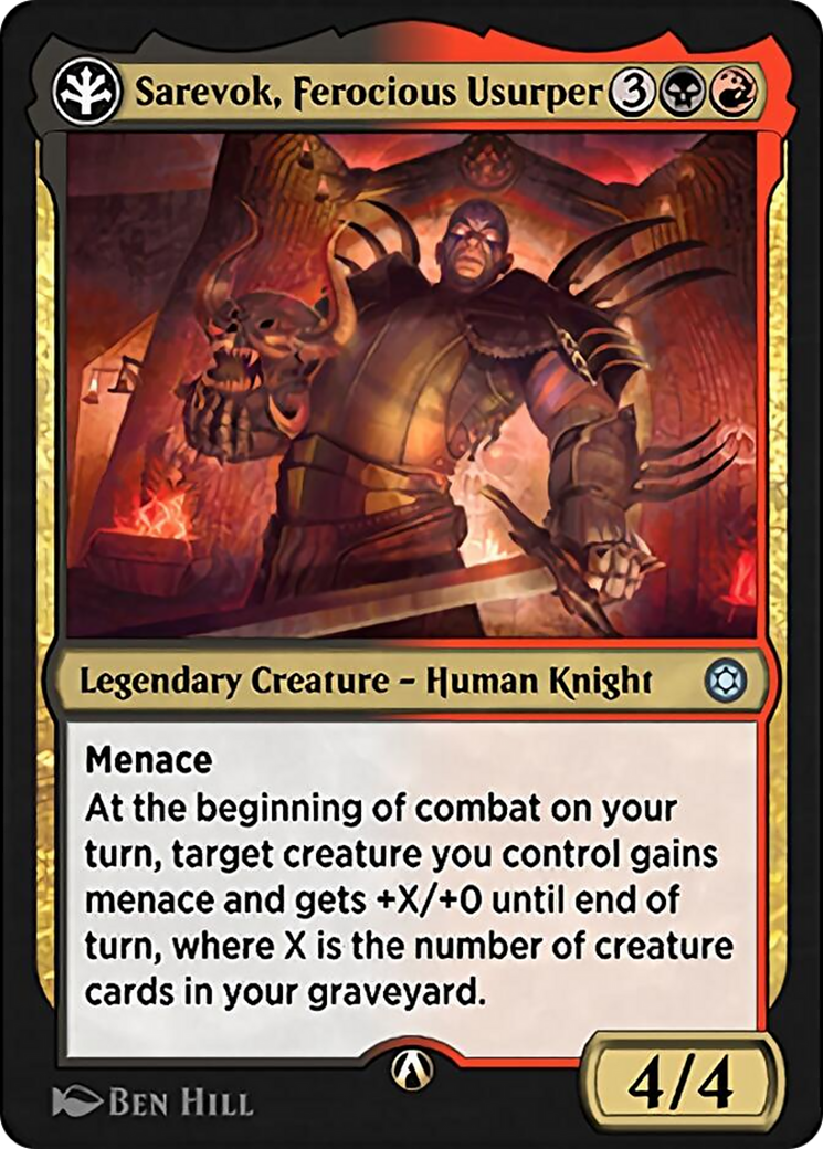 Image of Sarevok, Ferocious Usurper (HBG-09R) - Alchemy Horizons: Baldur's Gate