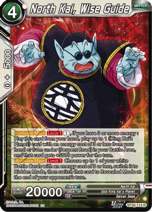 Image of North Kai, Wise Guide (BT30-114) - Three Glorious Fighters Foil