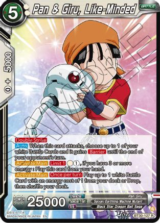 Image of Pan & Giru, Like-Minded (BT30-127) - Three Glorious Fighters