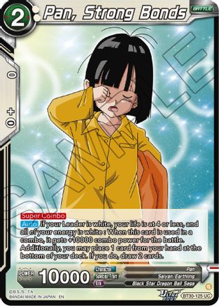 Image of Pan, Strong Bonds (BT30-125) - Three Glorious Fighters