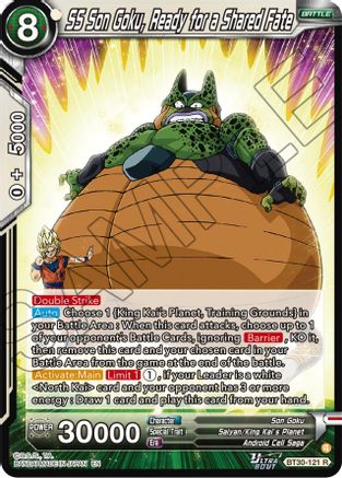 Image of SS Son Goku, Ready for a shared Fate (BT30-121) - Three Glorious Fighters