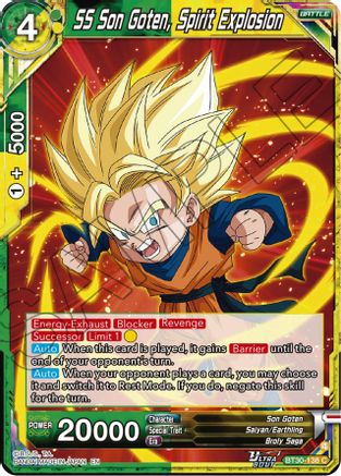 Image of SS Son Goten, Spirit Explosion (BT30-138) - Three Glorious Fighters