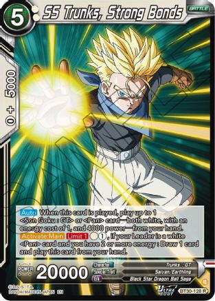 Image of SS Trunks, Strong Bonds (BT30-128) - Three Glorious Fighters Foil