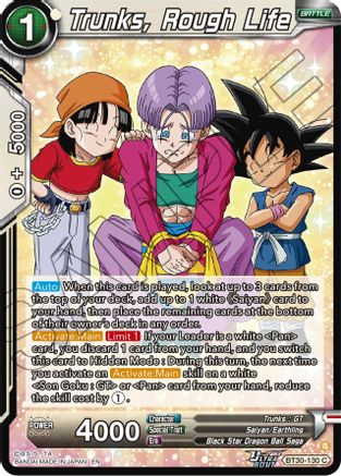 Image of Trunks, Rough Life (BT30-130) - Three Glorious Fighters