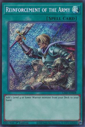 Image of Reinforcement of the Army (Secret Rare) (L26D-ENS08) - Legendary Modern Decks 2026 1st Edition