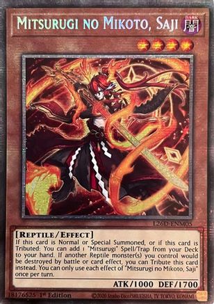 Image of Mitsurugi no Mikoto, Saji (Starlight Rare) (L26D-ENM05) - Legendary Modern Decks 2026 1st Edition