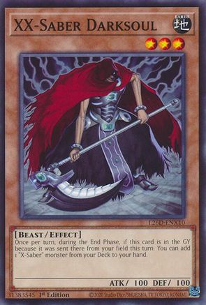 Image of XX-Saber Darksoul (L26D-ENX10) - Legendary Modern Decks 2026 1st Edition