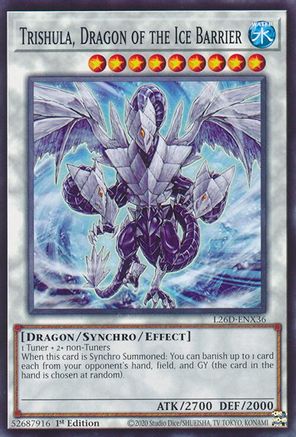 Image of Trishula, Dragon of the Ice Barrier (L26D-ENX36) - Legendary Modern Decks 2026 1st Edition