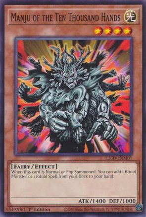 Image of Manju of the Ten Thousand Hands (L26D-ENM01) - Legendary Modern Decks 2026 1st Edition