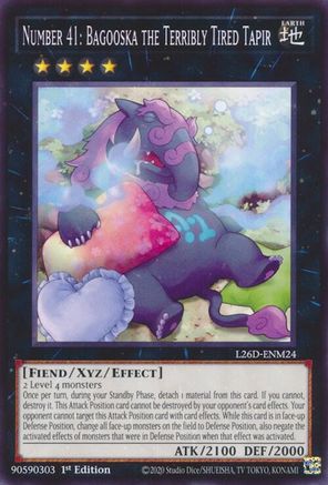 Image of Number 41: Bagooska the Terribly Tired Tapir (L26D-ENM24) - Legendary Modern Decks 2026 1st Edition