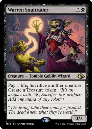 Image of Warren Soultrader (PPECL-110) - Promo Pack: Lorwyn Eclipsed Foil