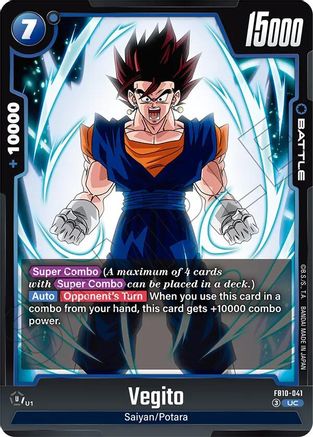 Image of Vegito - FB10-041 (FB10-041) - Cross Force