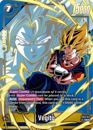 Image of Vegito - FB10-041 (Alternate Art) (FB10-041) - Cross Force Holofoil