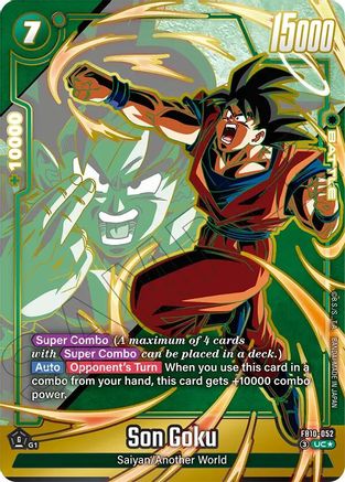 Image of Son Goku - FB10-052 (Alternate Art) (FB10-052) - Cross Force Holofoil
