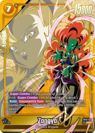 Image of Zangya - FB10-079 (Alternate Art) (FB10-079) - Cross Force Holofoil