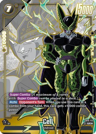 Image of Cell - FB10-113 (Alternate Art) (FB10-113) - Cross Force Holofoil