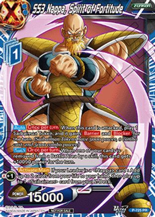 Image of SS3 Nappa, Spirit of Fortitude (Ultra-Bout Series Tournament Pack Vol.2) (P-725) - Tournament Promotion Cards