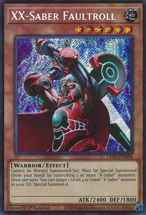 Image of XX-Saber Faultroll (Secret Rare) (L26D-ENX04) - Legendary Modern Decks 2026 1st Edition