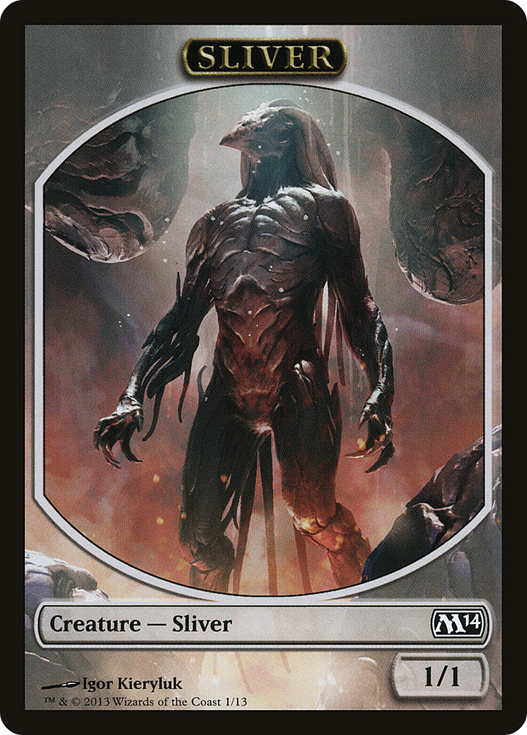 Image of Sliver Token (M14-001) - Magic 2014 Tokens