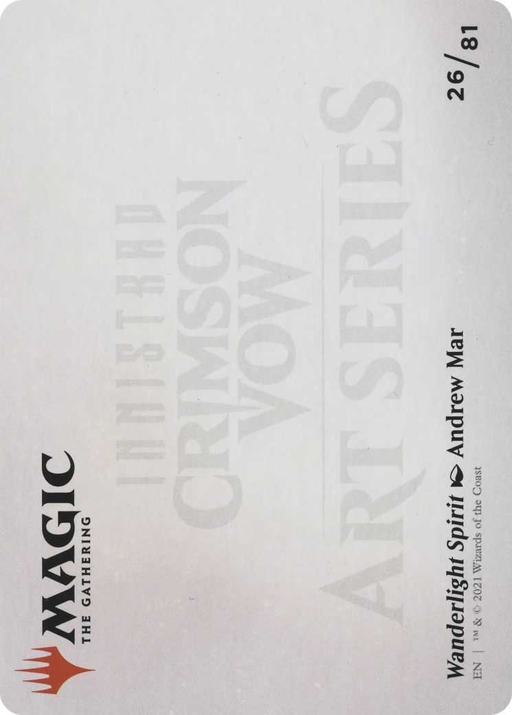 Image of Wanderlight Spirit // Wanderlight Spirit (AVOW-026) - Crimson Vow Art Series (Borderless)