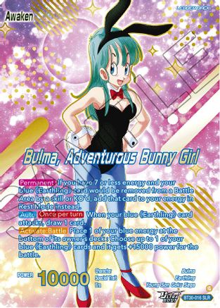 Image of Bulma // Bulma, Adventurous Bunny Girl (SLR) (BT30-016) - Three Glorious Fighters Foil