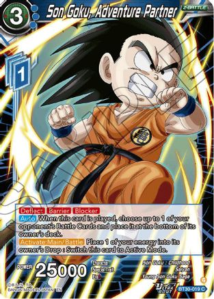 Image of Son Goku, Adventure Partner (BT30-019) - Three Glorious Fighters Foil