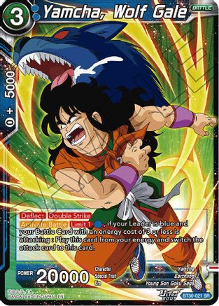 Image of Yamcha, Wolf Gale (BT30-021) - Three Glorious Fighters Foil