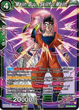 Image of Majin Buu, Skillful Majin (BT30-059) - Three Glorious Fighters Foil
