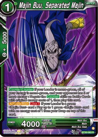 Image of Majin Buu, Separated Majin (BT30-063) - Three Glorious Fighters Foil