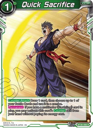 Image of Quick Sacrifice (BT30-066) - Three Glorious Fighters