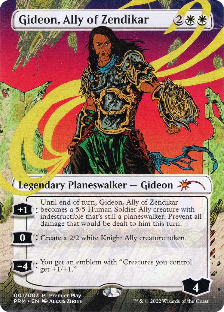 Image of Gideon, Ally of Zendikar (PTP-001) - Regional Championship Qualifiers 2022 (Borderless)