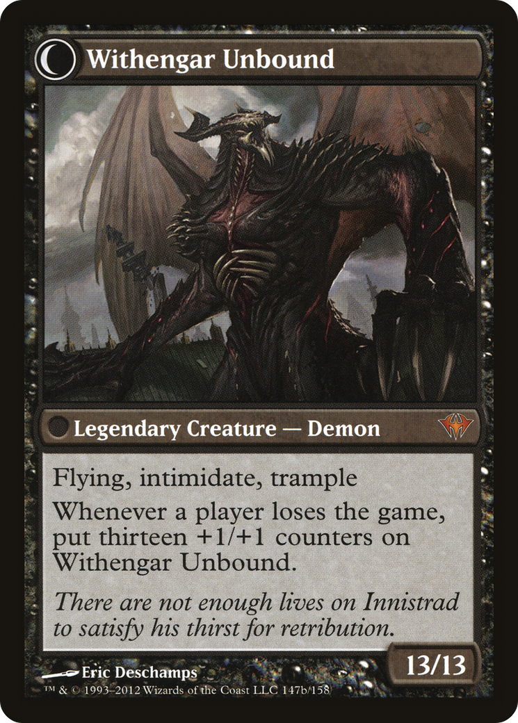 Image of Elbrus, the Binding Blade (DKA-147) - Dark Ascension: (Double Faced Transform)